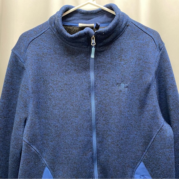 Champion jacket men's size large full zip sherpa lined gorpcore outerwear - Picture 4 of 10